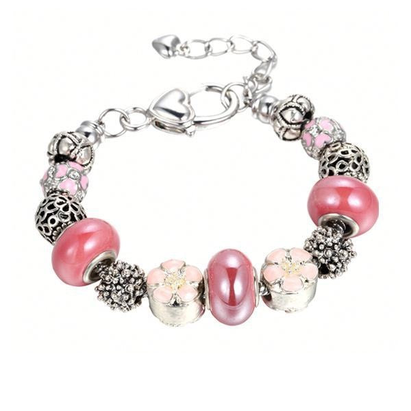 Bracelet Charms orné de cristaux de Bohême - Livraison offerte