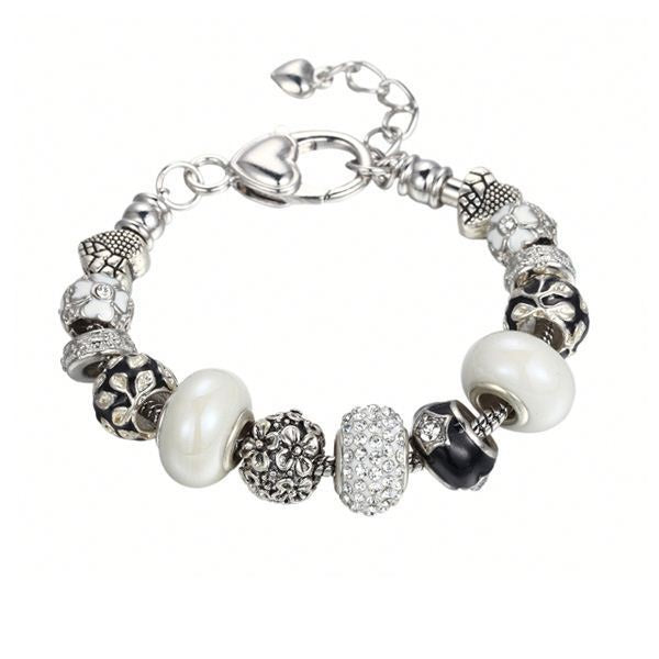 Bracelet Charms orné de cristaux de Bohême - Livraison offerte