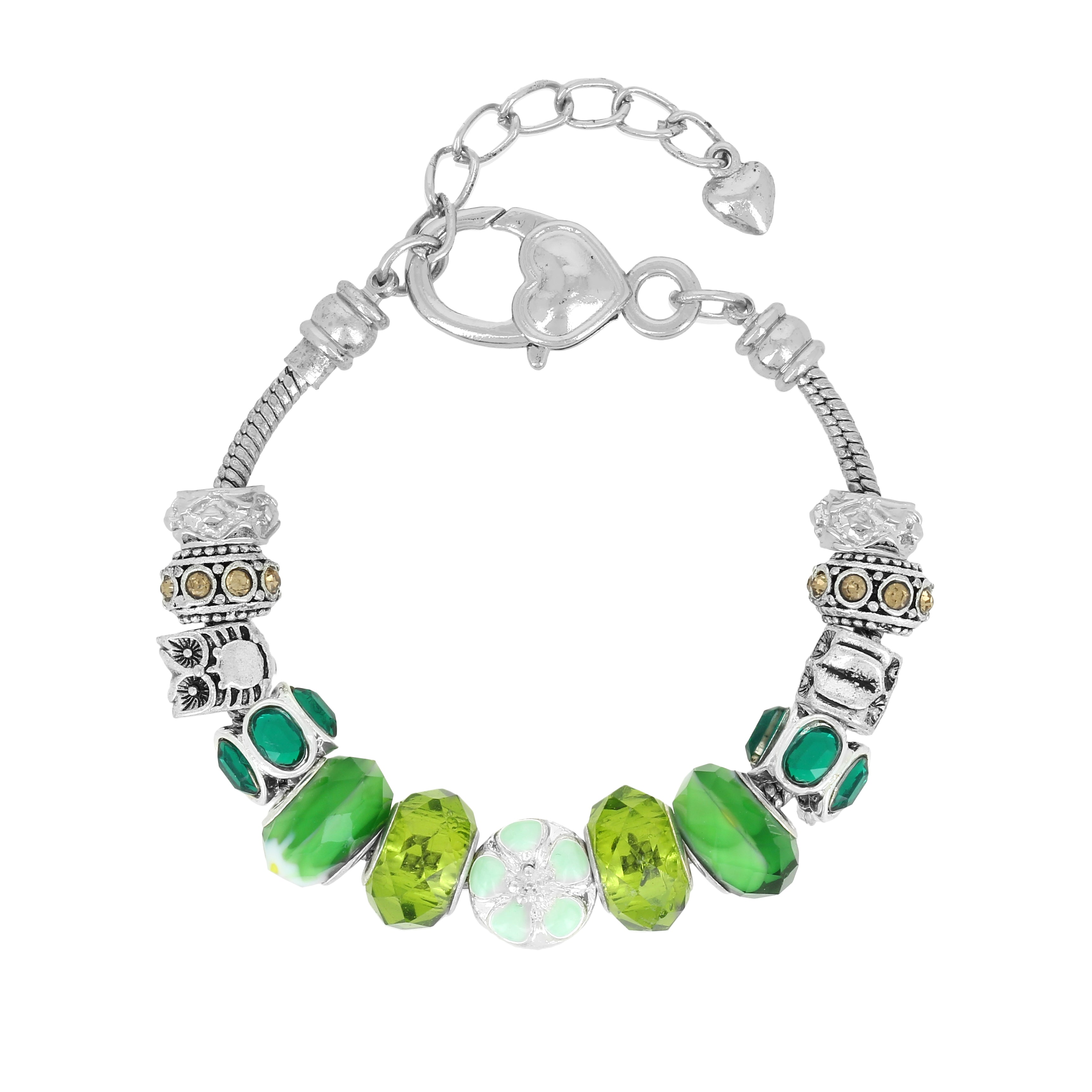 Bracelet Charms orné de cristaux de Bohême - Livraison offerte