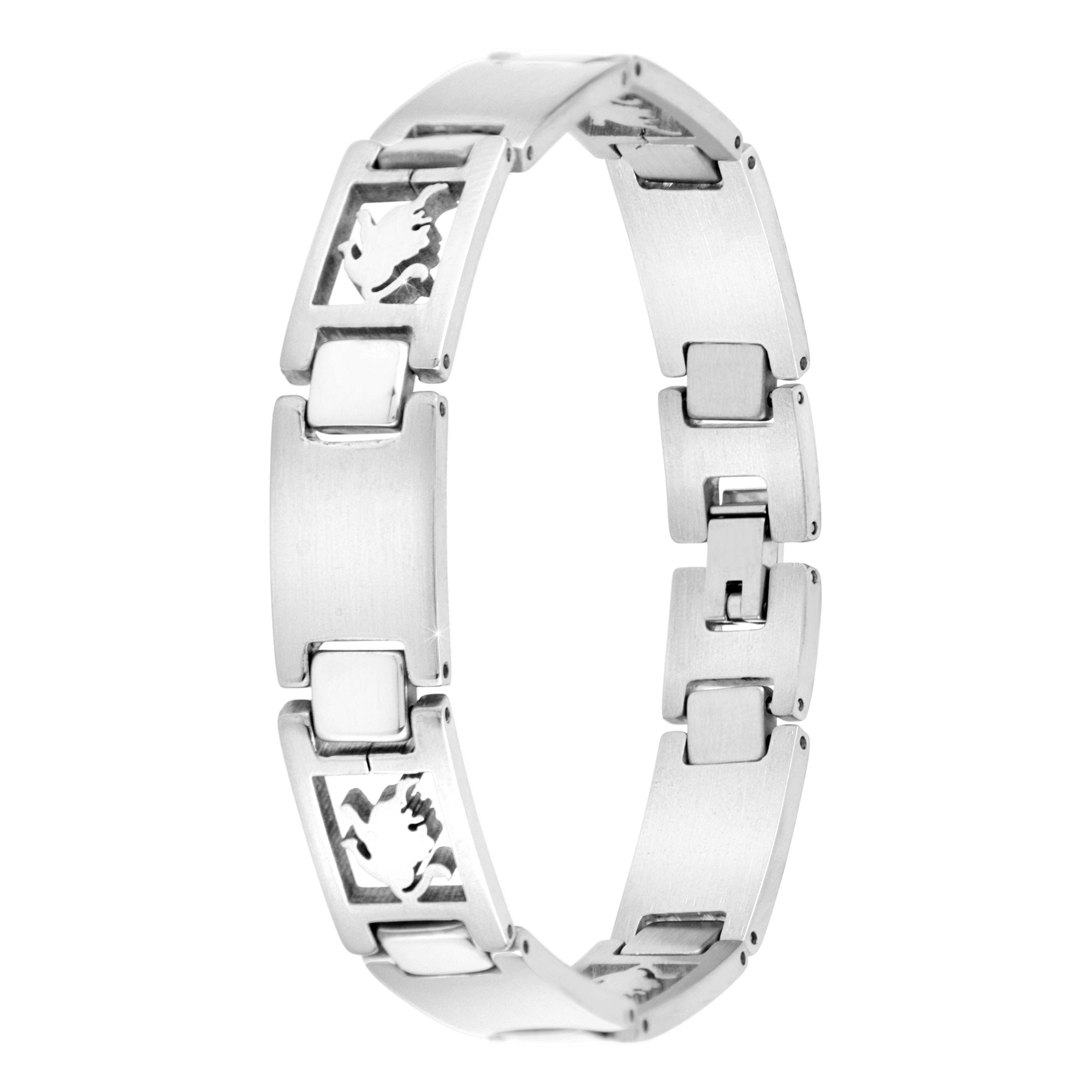 Bracelet homme Signe du Zodiaque en acier inoxydable - Livraison Offerte