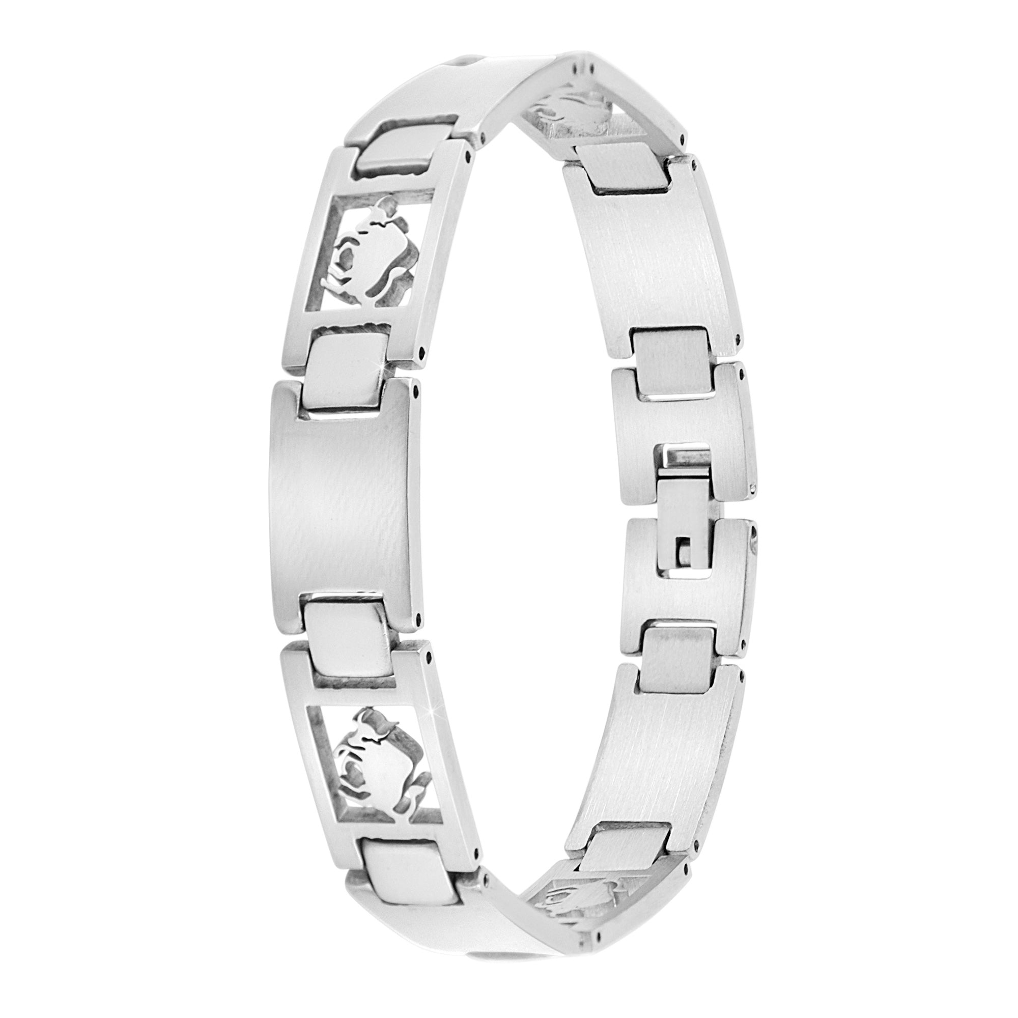 Bracelet homme Signe du Zodiaque en acier inoxydable - Livraison Offerte