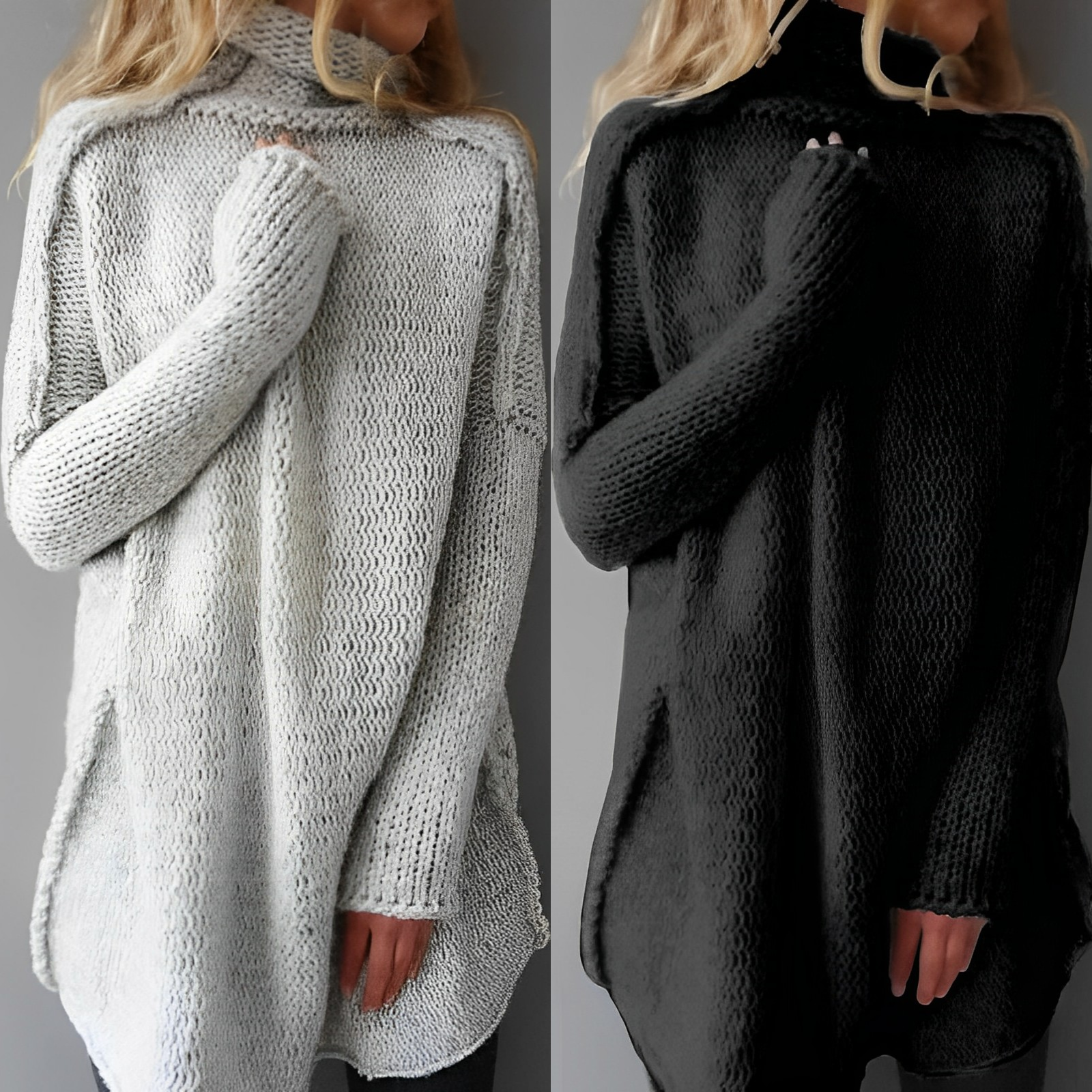 Aria - Pull long en maille