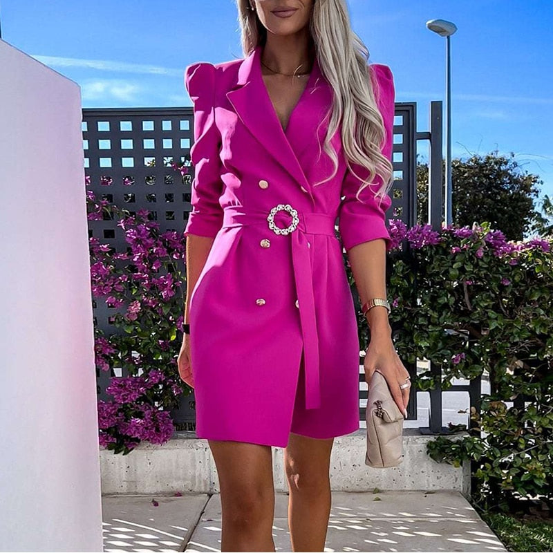 Bellevo | Robe blazer avec ceinture