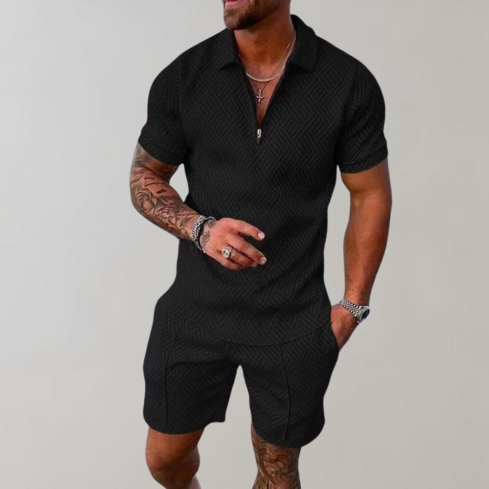 Bellevo | Ensemble polo et shorts pour homme