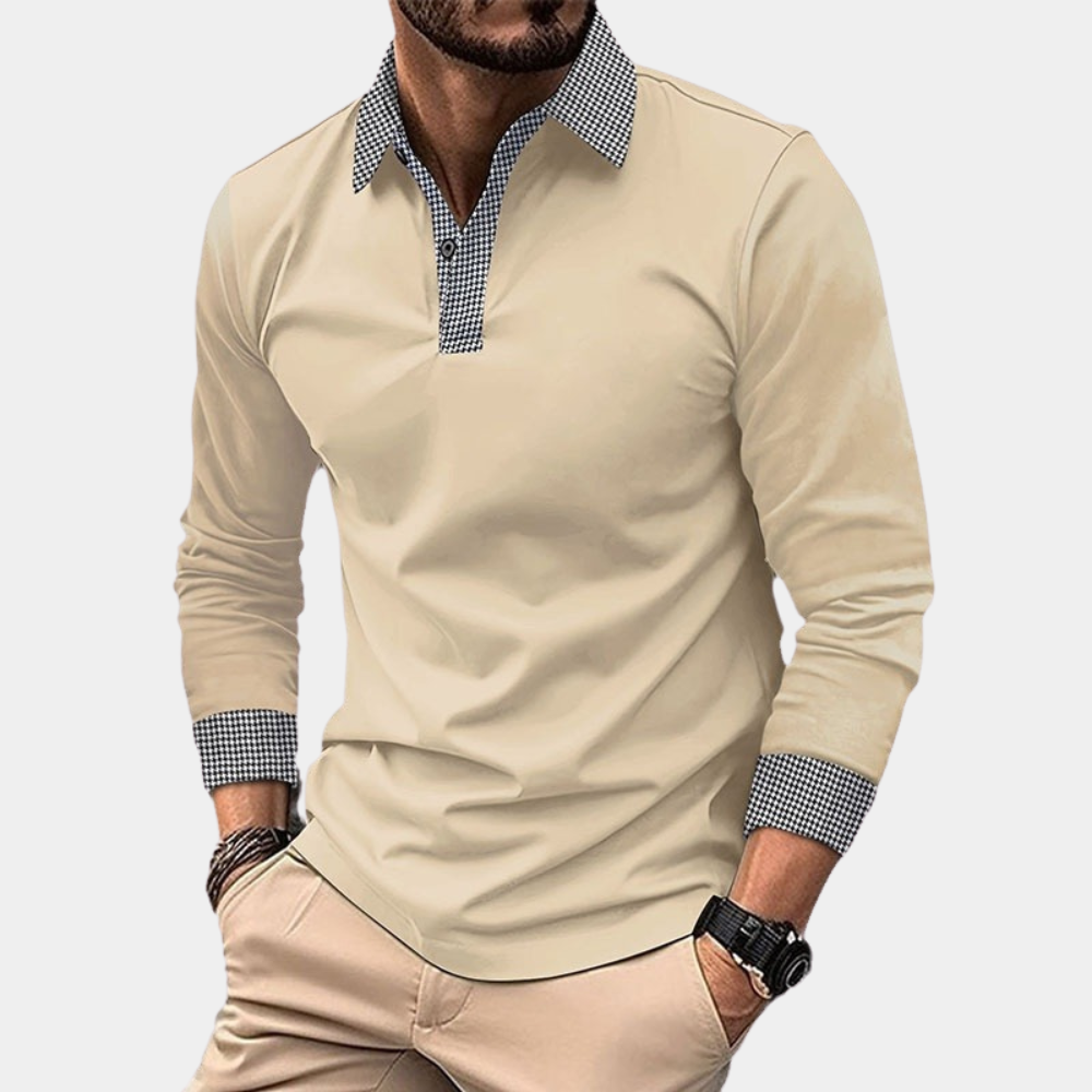 Bellevo |  Chemise pour homme à manches longues décontractée