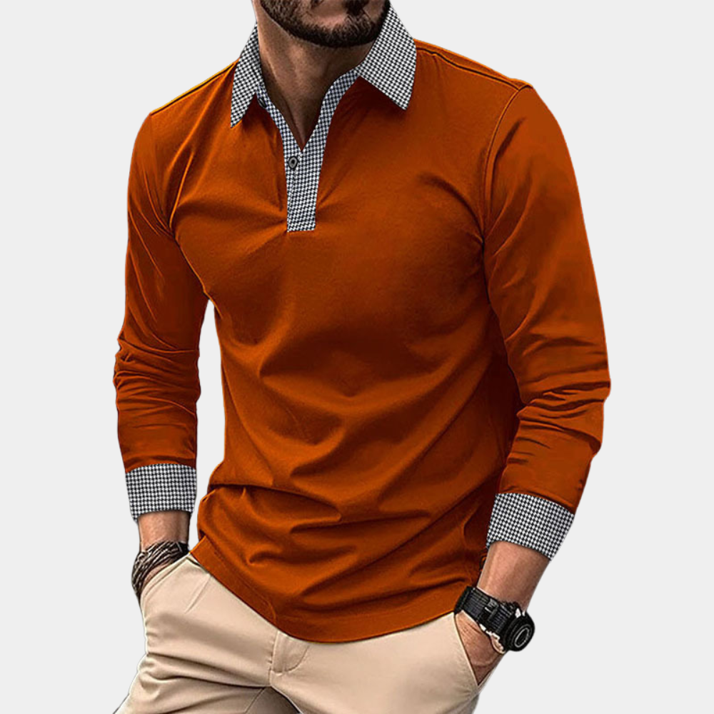 Bellevo |  Chemise pour homme à manches longues décontractée