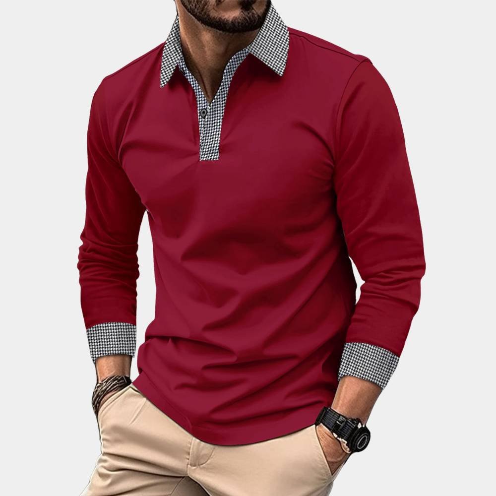 Bellevo |  Chemise pour homme à manches longues décontractée