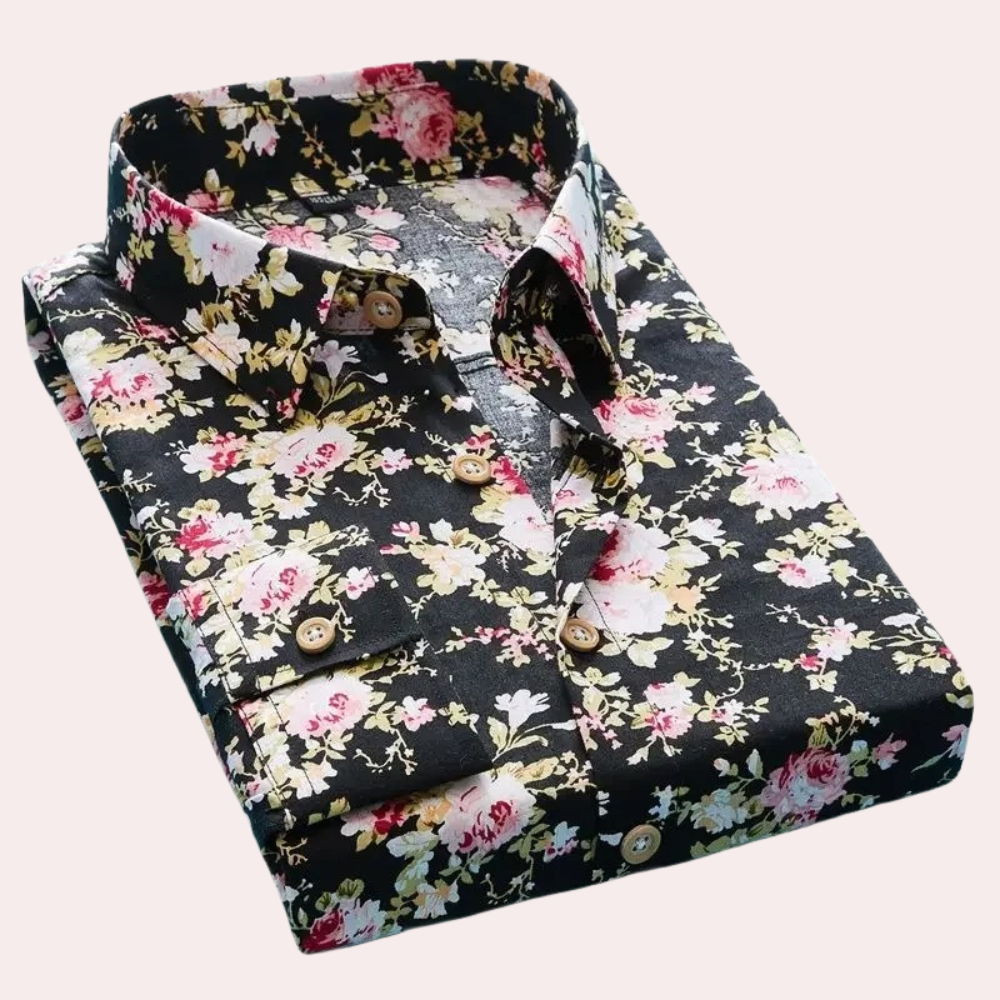 Bellevo | Chemise élégante à fleurs pour homme