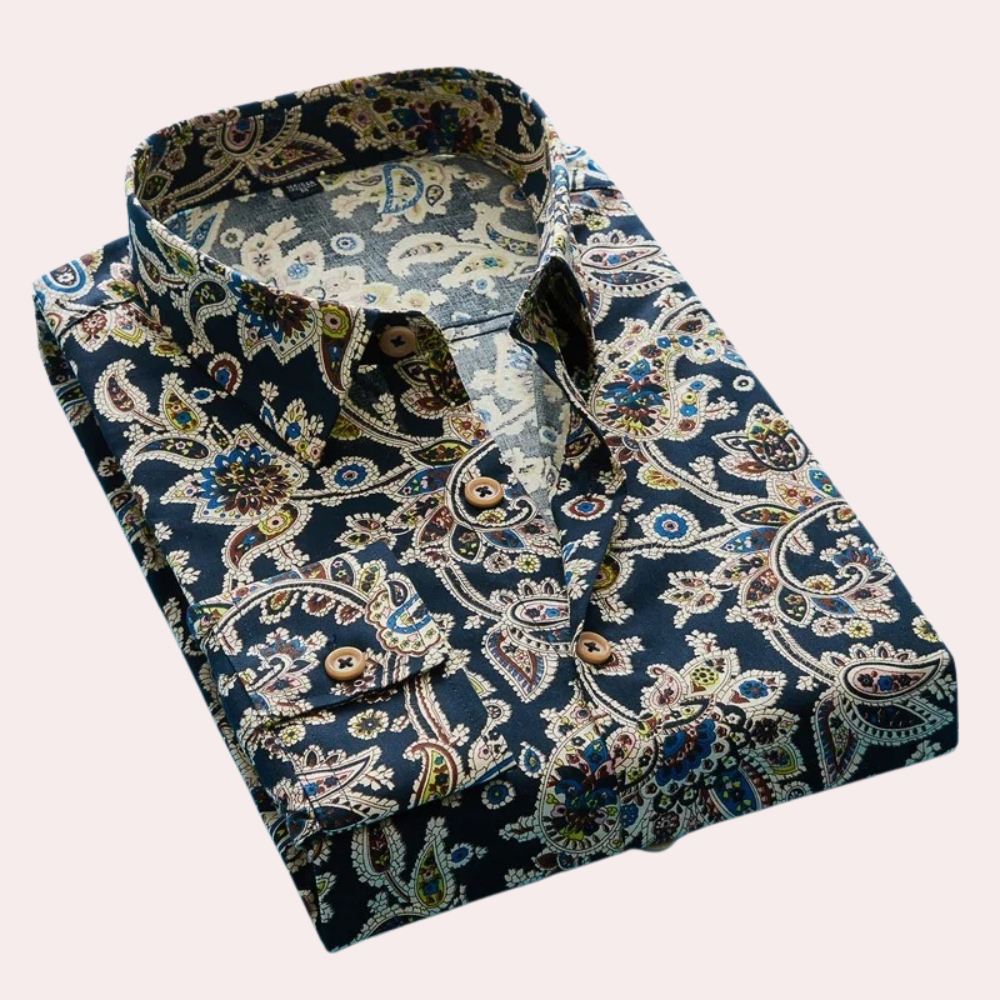 Bellevo | Chemise élégante à fleurs pour homme