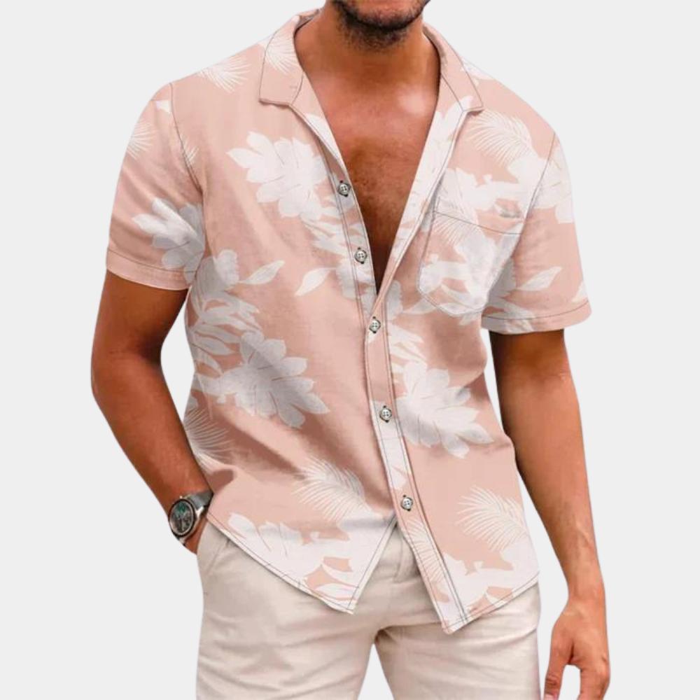 Bellevo | Chemise à fleurs pour hommes