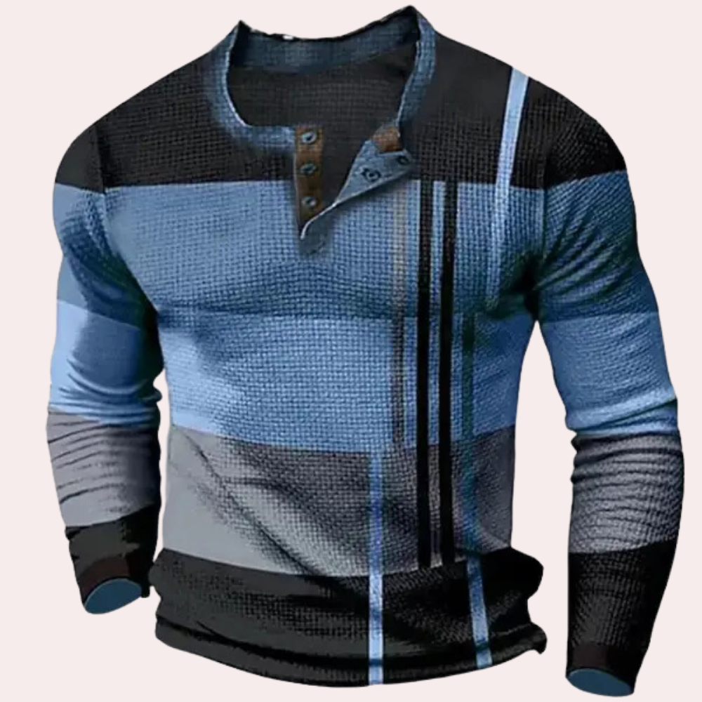 Bellevo | Chemise Homme Color Block Tendance