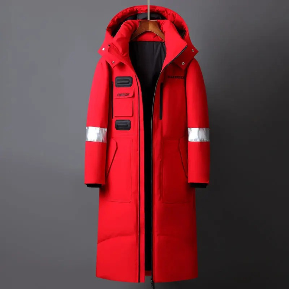 CLEMENT - Manteau d'hiver protecteur avec capuchon pour hommes
