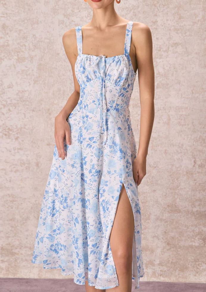 Célestine | Robe avec Imprimé Floral et Tissu de Haute Qualité pour Femmes