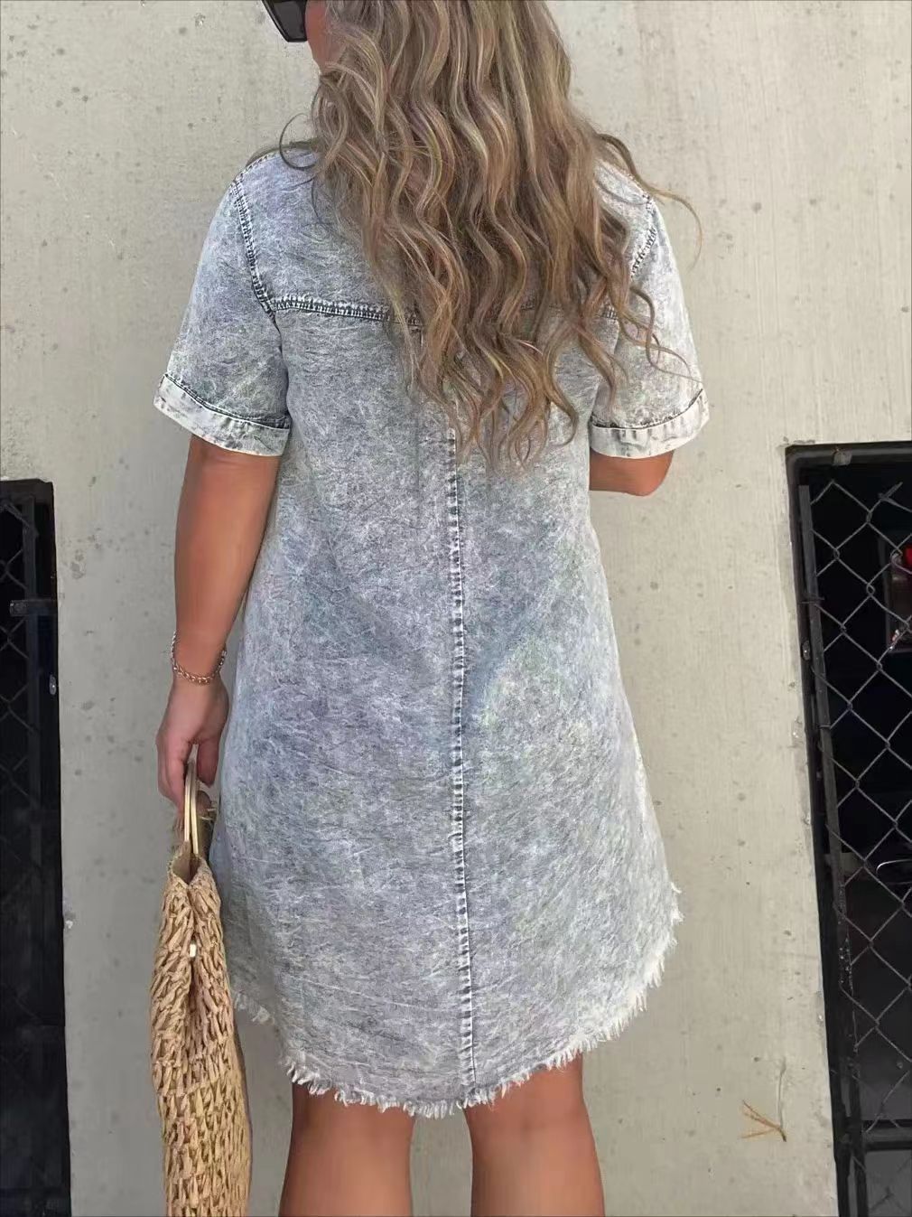 Carmen | Robe en denim décontractée