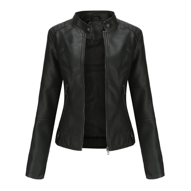 Sienna | Veste en cuir avec style élégant et durable pour femmes