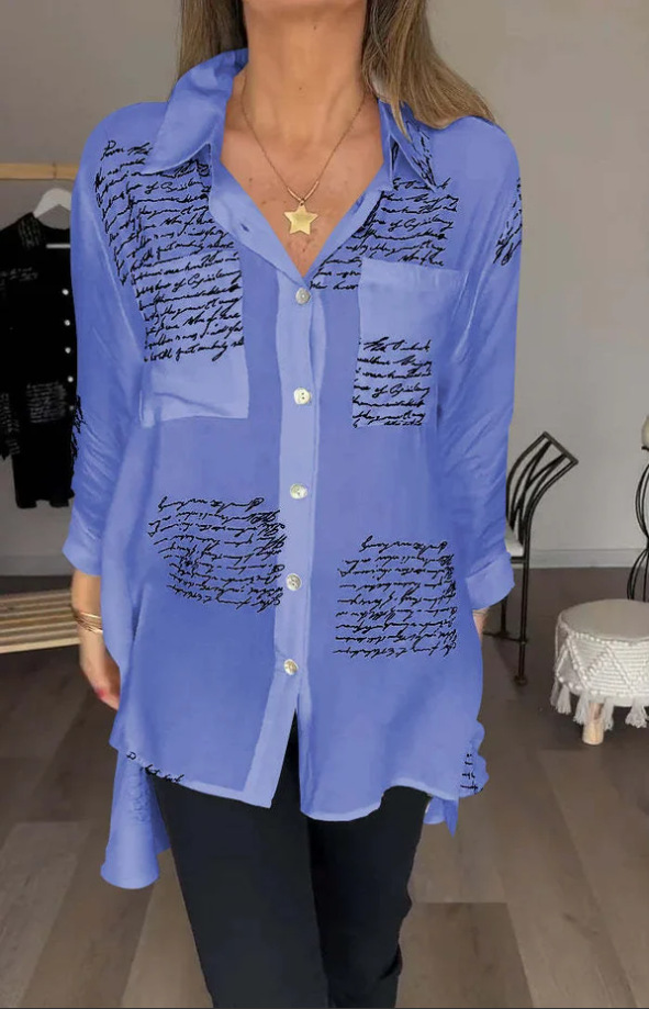 Chemise imprimée de style banlieusard