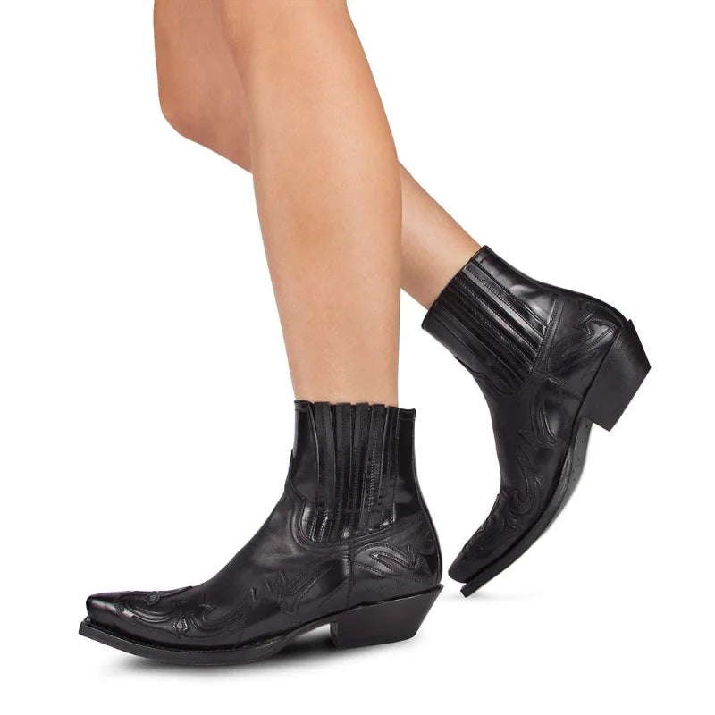 Sienna | Bottes courtes de cow-boy avec Confort Optimal et Style Élégant pour Femmes