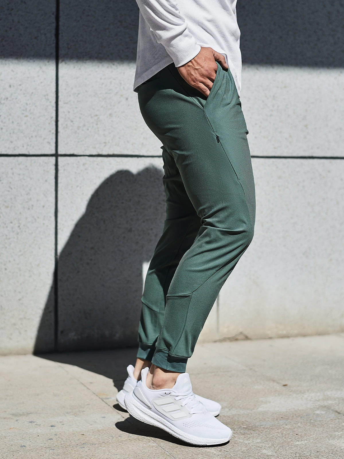 Aiden | Pantalon de Jogging avec Tissu Extensible et Poignets Élastiques pour Hommes