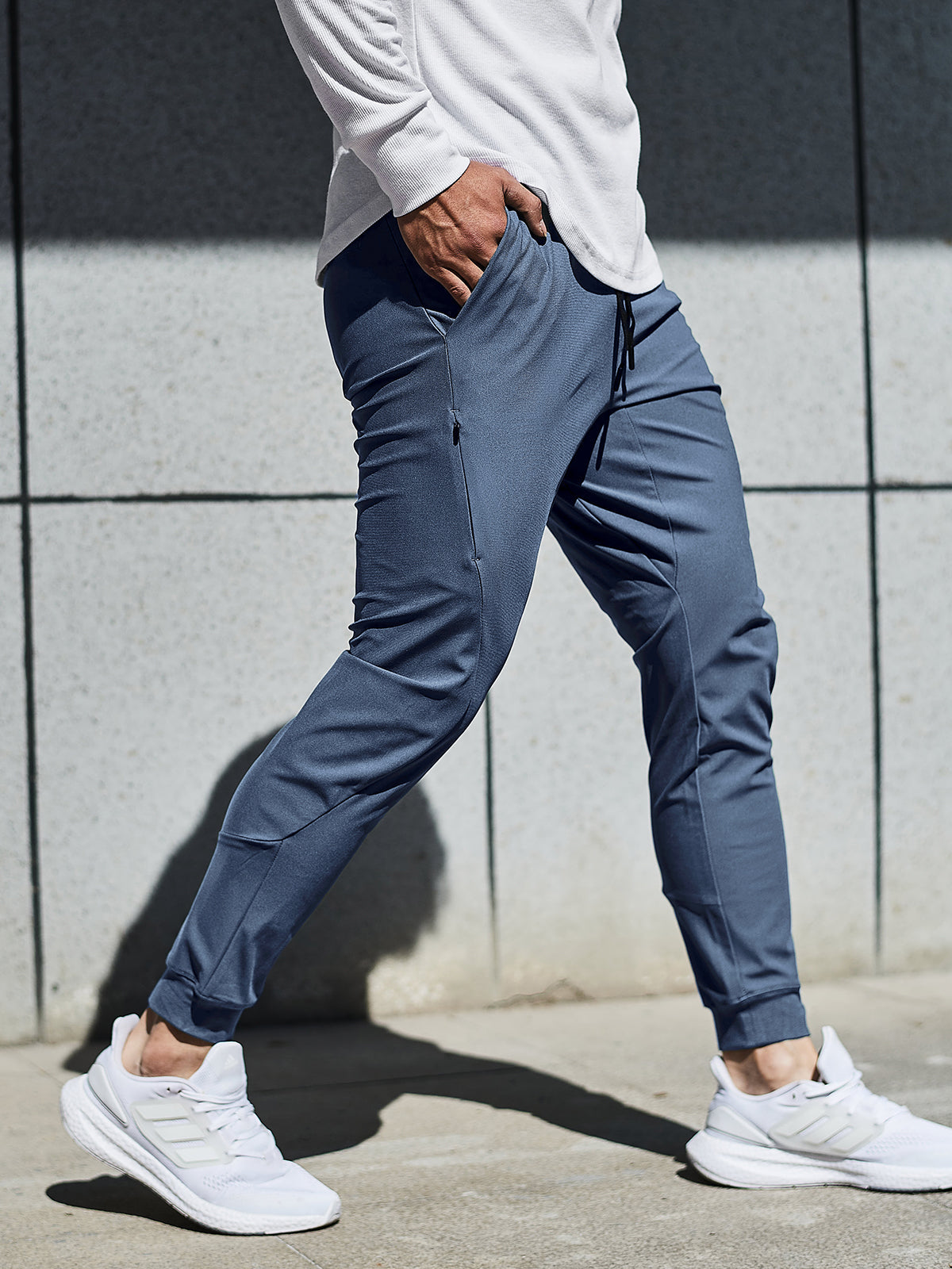 Aiden | Pantalon de Jogging avec Tissu Extensible et Poignets Élastiques pour Hommes