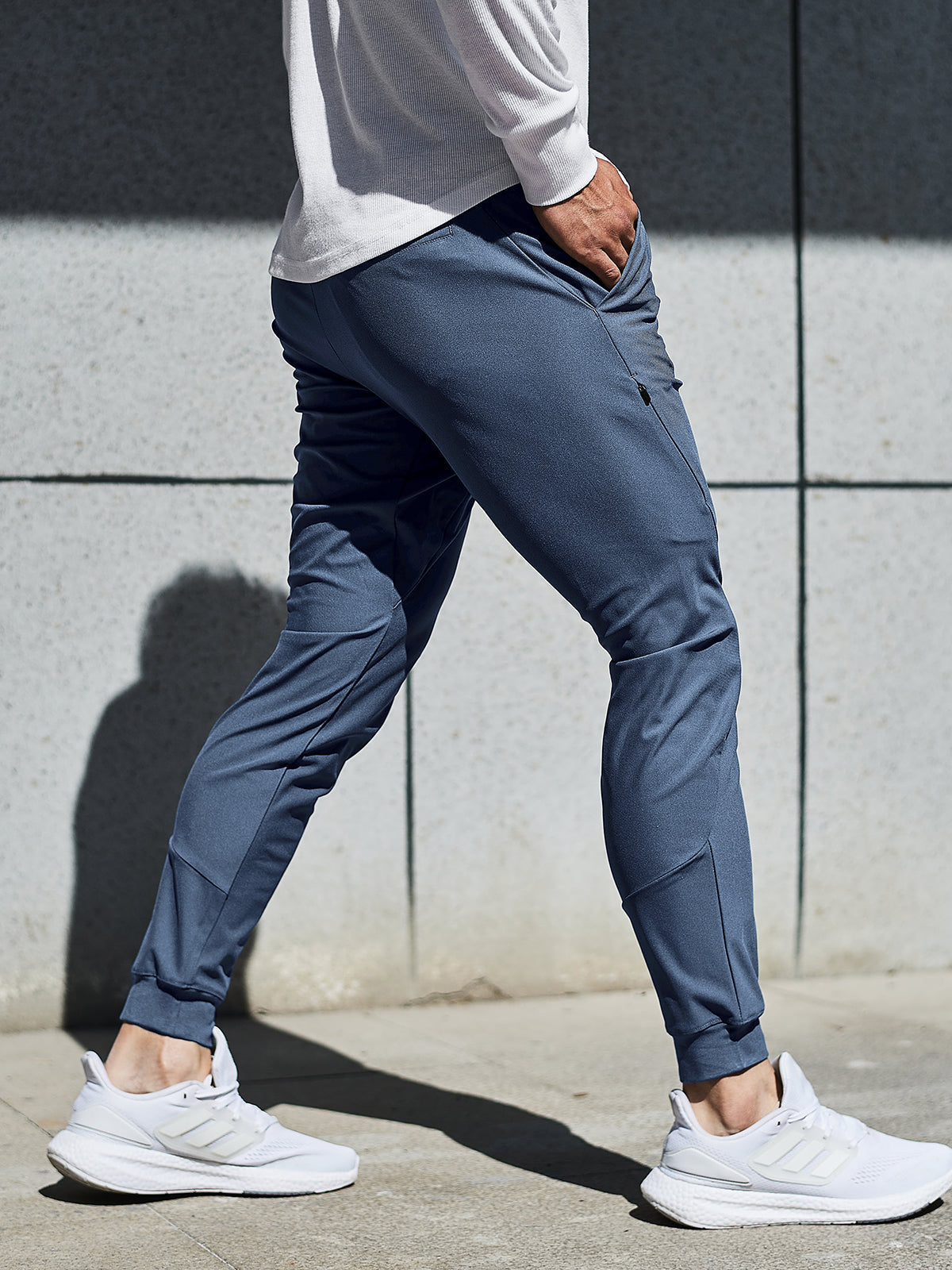 Aiden | Pantalon de Jogging avec Tissu Extensible et Poignets Élastiques pour Hommes