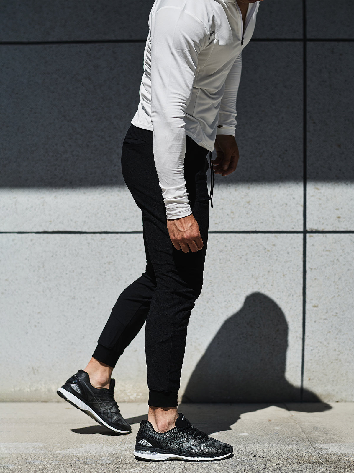 Aiden | Pantalon de Jogging avec Tissu Extensible et Poignets Élastiques pour Hommes