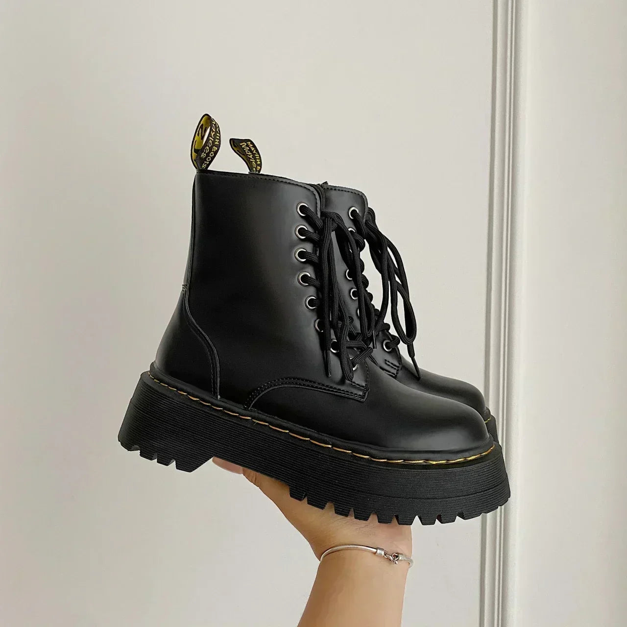 Vivienne | Bottes en Cuir avec Plateforme Élégante pour Femmes