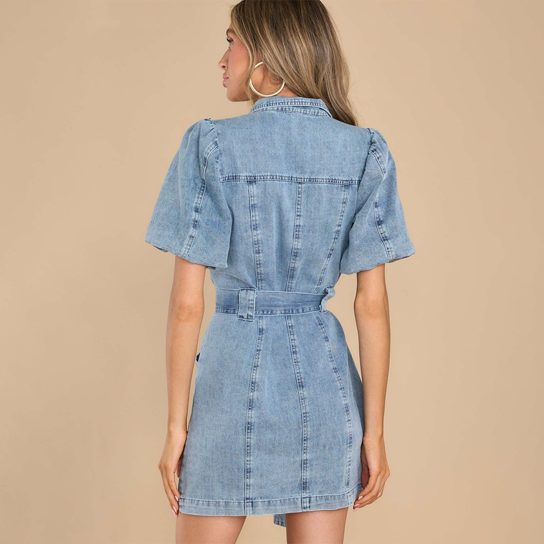 Céleste | Robe en denim avec Confort Optimal et Couleurs Variées pour Femmes