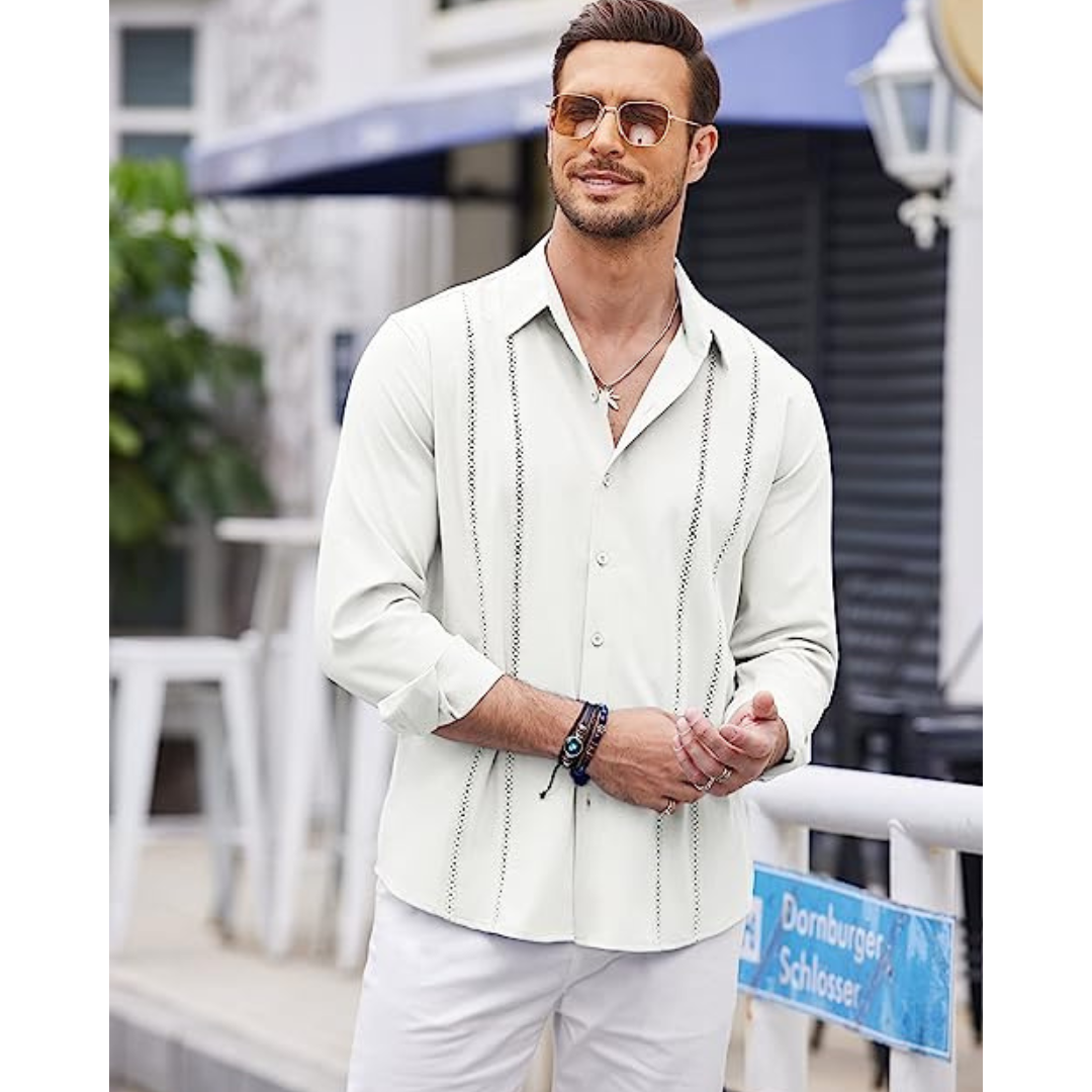 Armand | Chemise Élégante avec Tissu Doux et Design Moderne pour Hommes