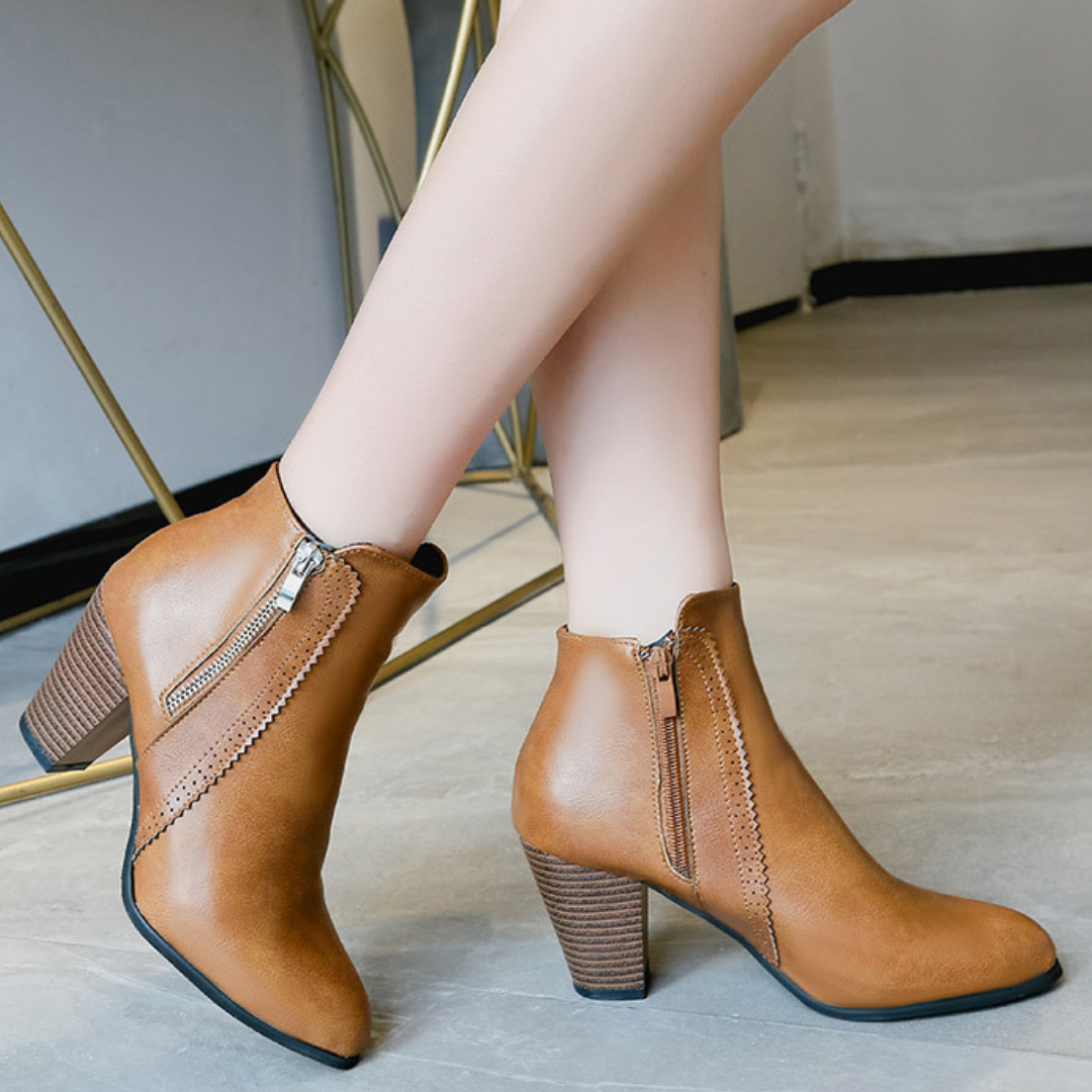 Céleste | Bottines à talons hauts avec Élégance Intemporelle et Confort pour Femmes