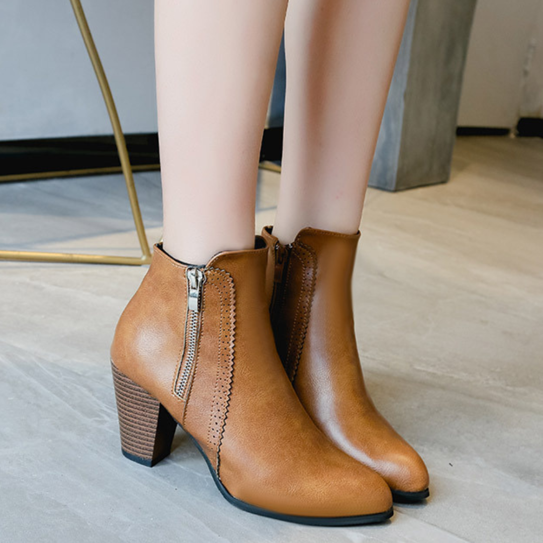 Céleste | Bottines à talons hauts avec Élégance Intemporelle et Confort pour Femmes