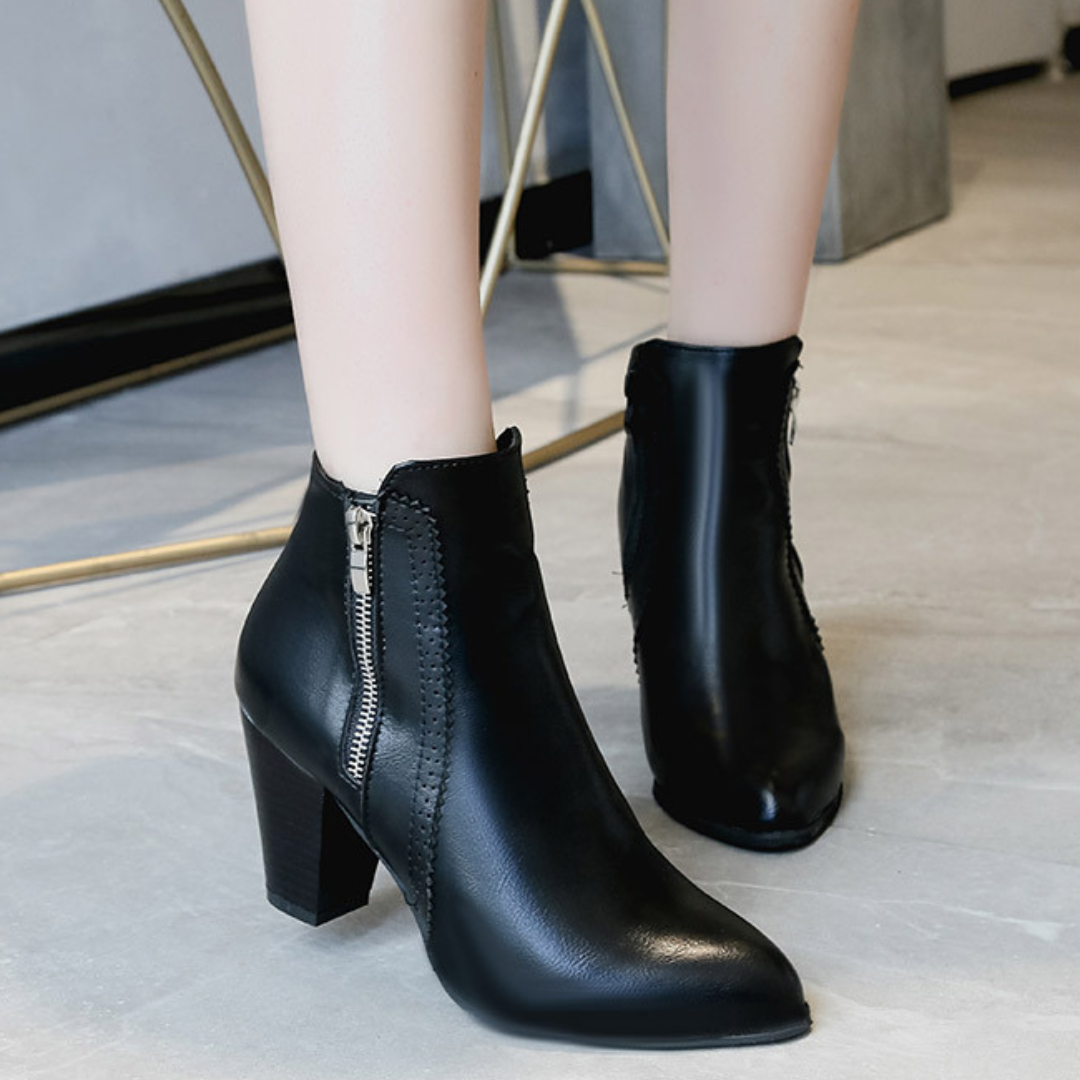 Céleste | Bottines à talons hauts avec Élégance Intemporelle et Confort pour Femmes