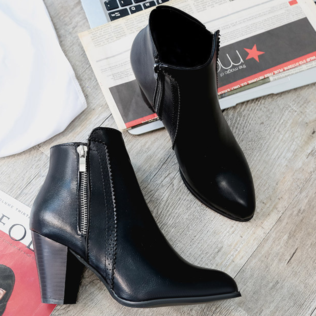 Céleste | Bottines à talons hauts avec Élégance Intemporelle et Confort pour Femmes