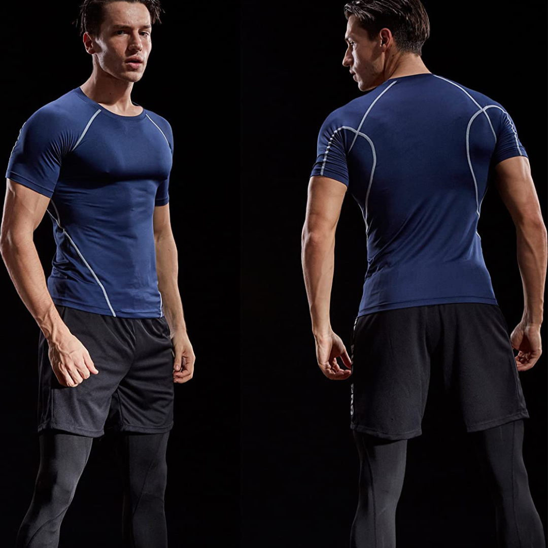 AeroSportif | T-Shirt avec Compression Avancée et Respirabilité Maximale pour Hommes