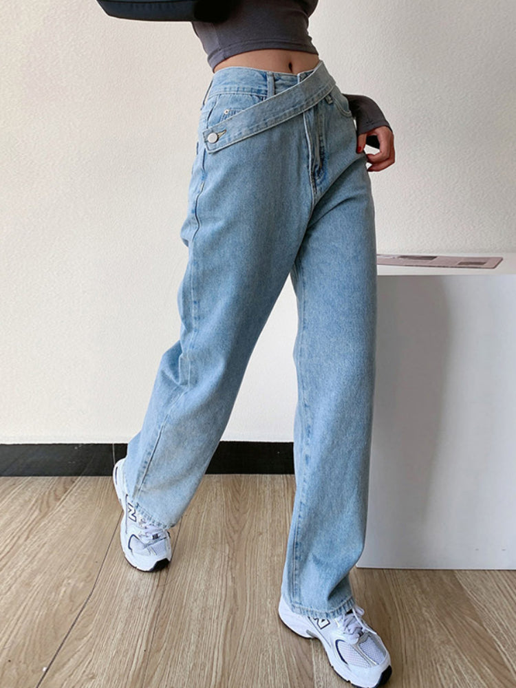 Violetta | Jeans Taille Haute avec Confort Élégant et Design Unique pour Femmes