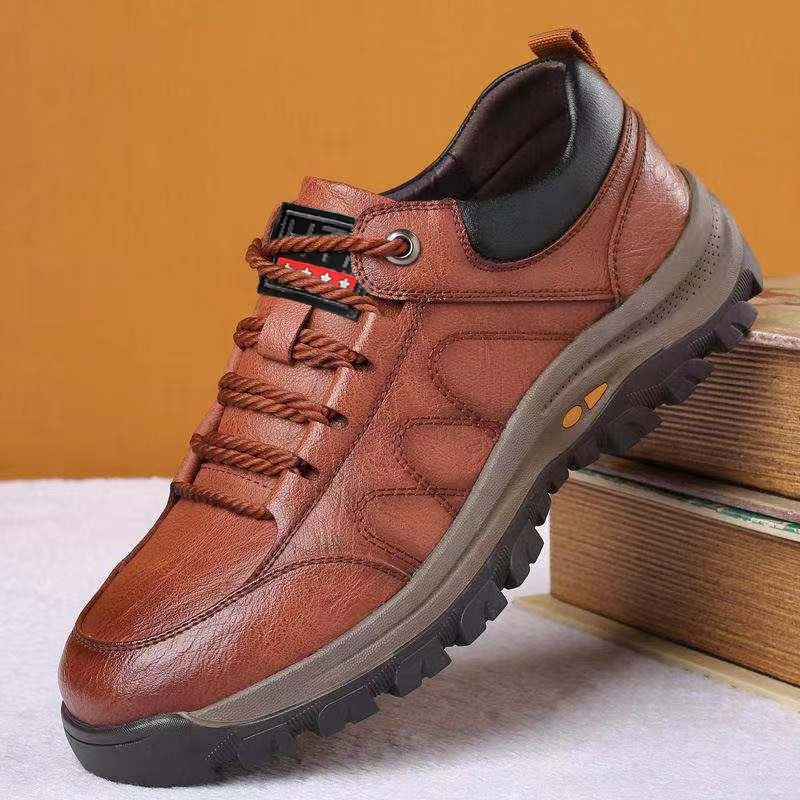 Lotte | Chaussures de randonnée confortables et respirantes en marron élégant