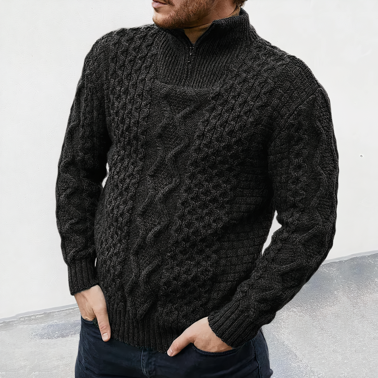 Titan | Pull d'hiver avec Design Robuste et Confort Optimal pour Hommes