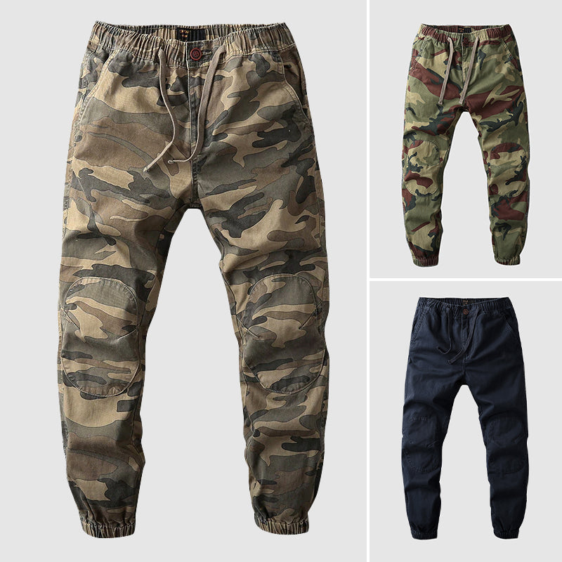 Axel | Pantalon Cargo avec Imprimé Camouflage et Poches Multiples pour Hommes