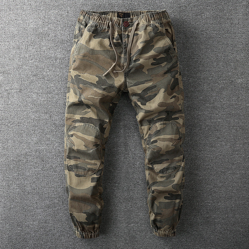 Axel | Pantalon Cargo avec Imprimé Camouflage et Poches Multiples pour Hommes