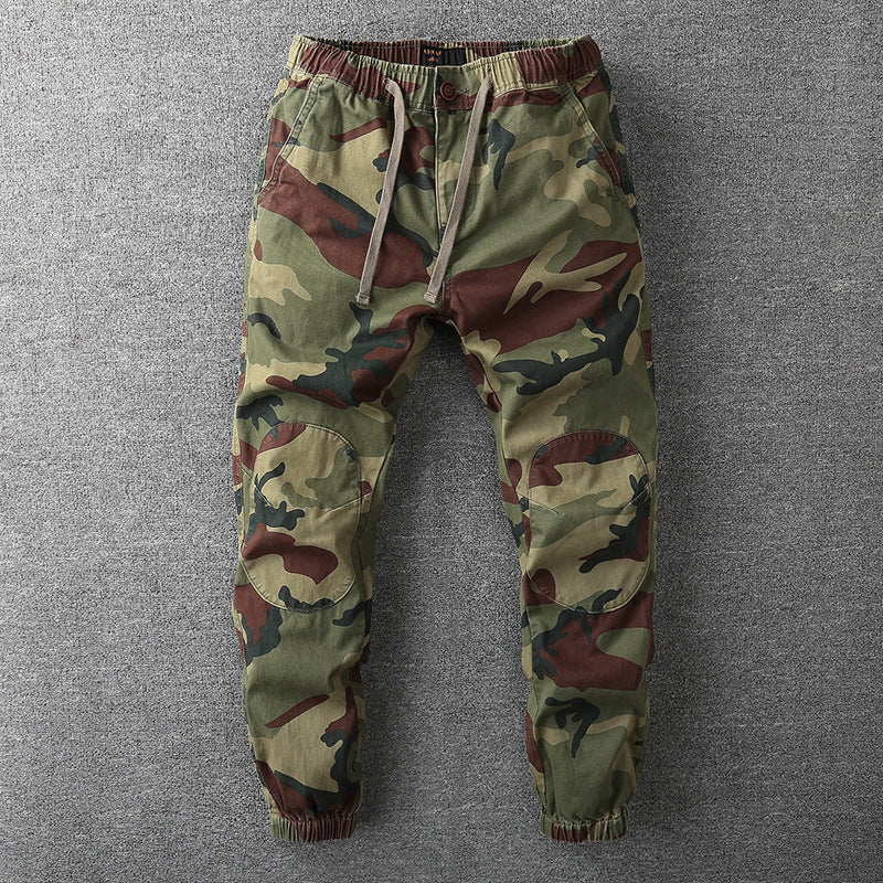 Axel | Pantalon Cargo avec Imprimé Camouflage et Poches Multiples pour Hommes