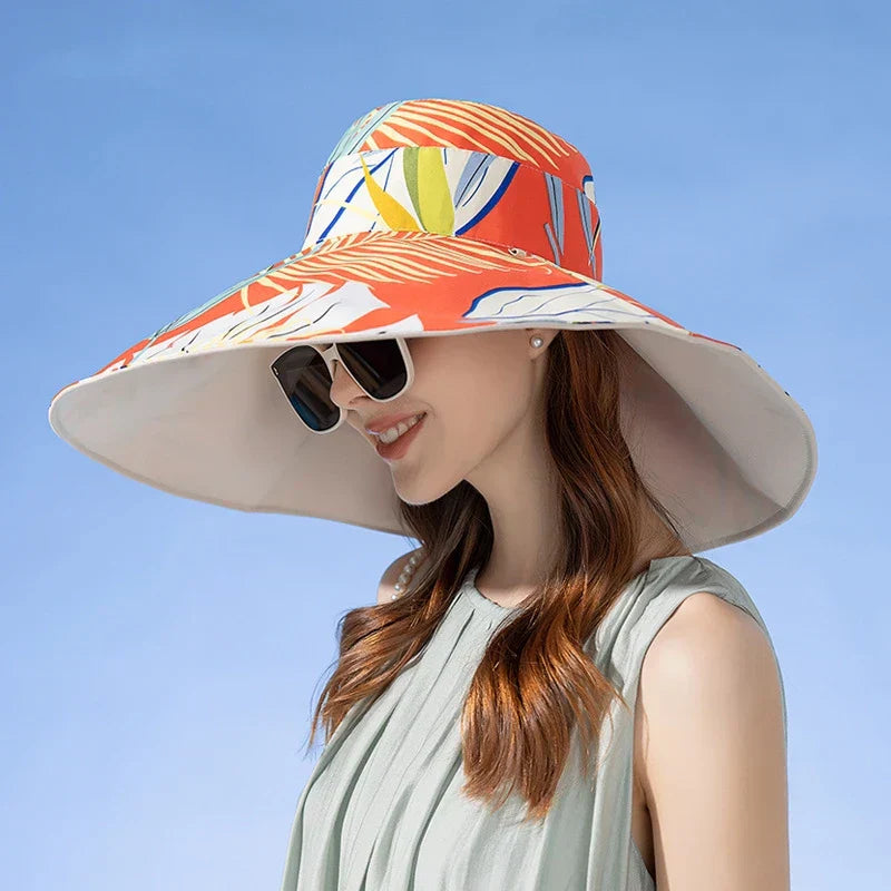 Céleste | Chapeau d'été avec Protection Solaire et Style Élégant pour Femme