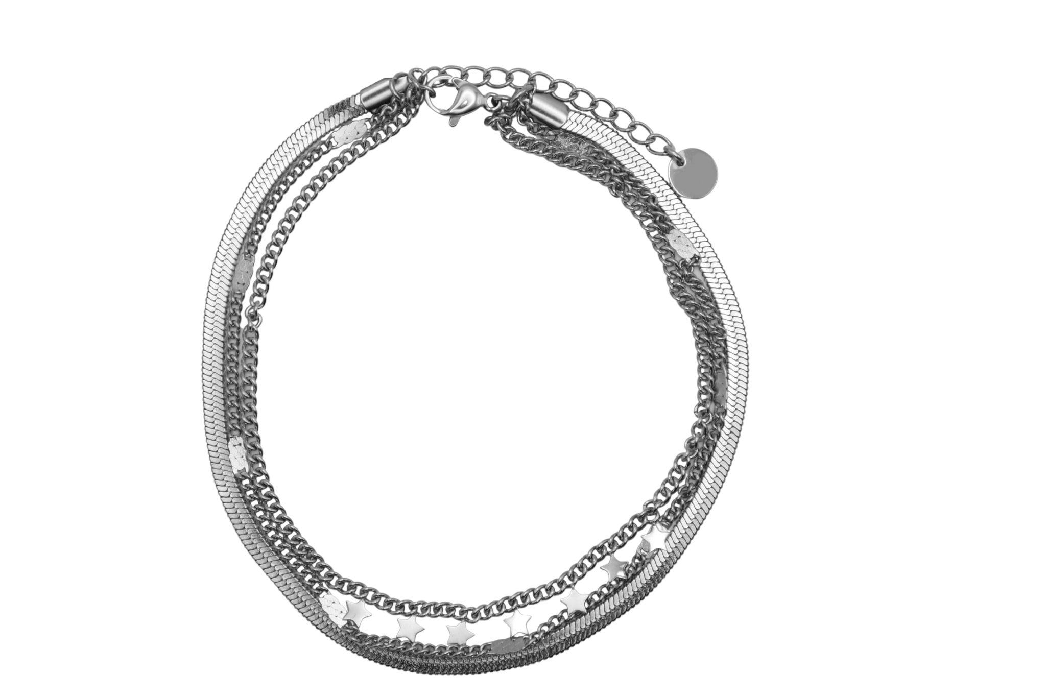 Aurora | Bracelet de cheville en Acier Inoxydable avec Finition Plaquée Or et Résistant à l'Eau pour Femmes