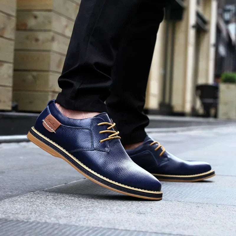 Chaussures en cuir véritable pour hommes