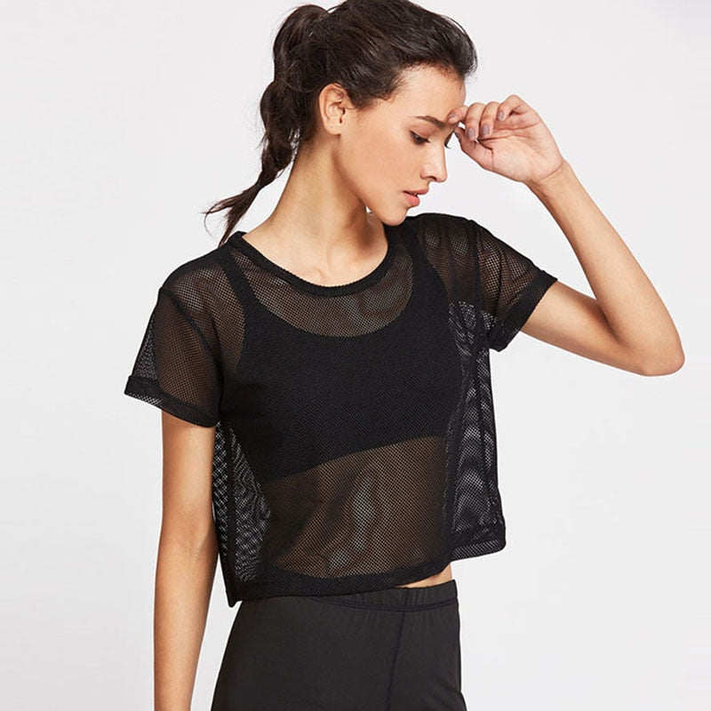 Ariana | Blouse sportive avec Tissu Mesh Respirant pour Femmes