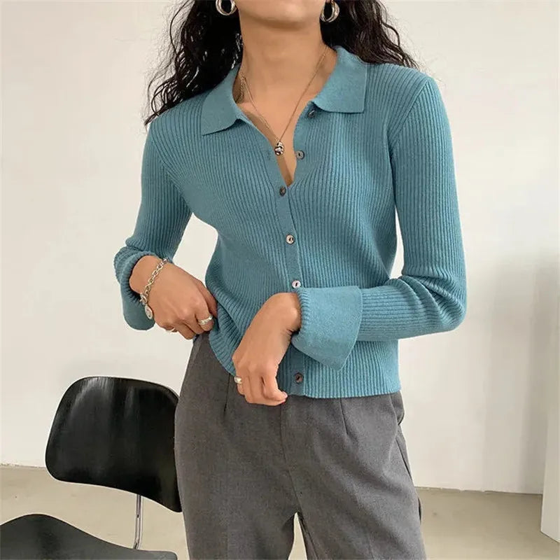 Camille - Cardigan Polyvalent à Manches Longues