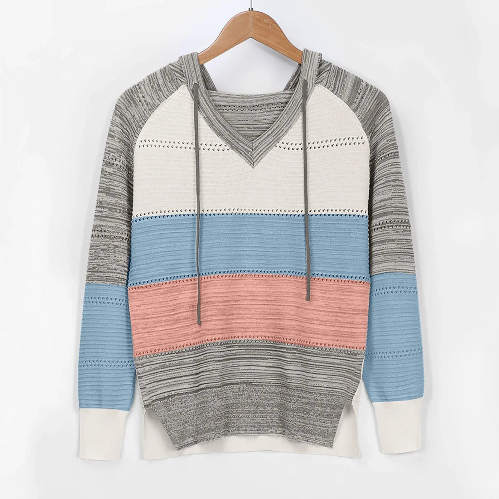 Aline - Pull Hoodie Patchwork