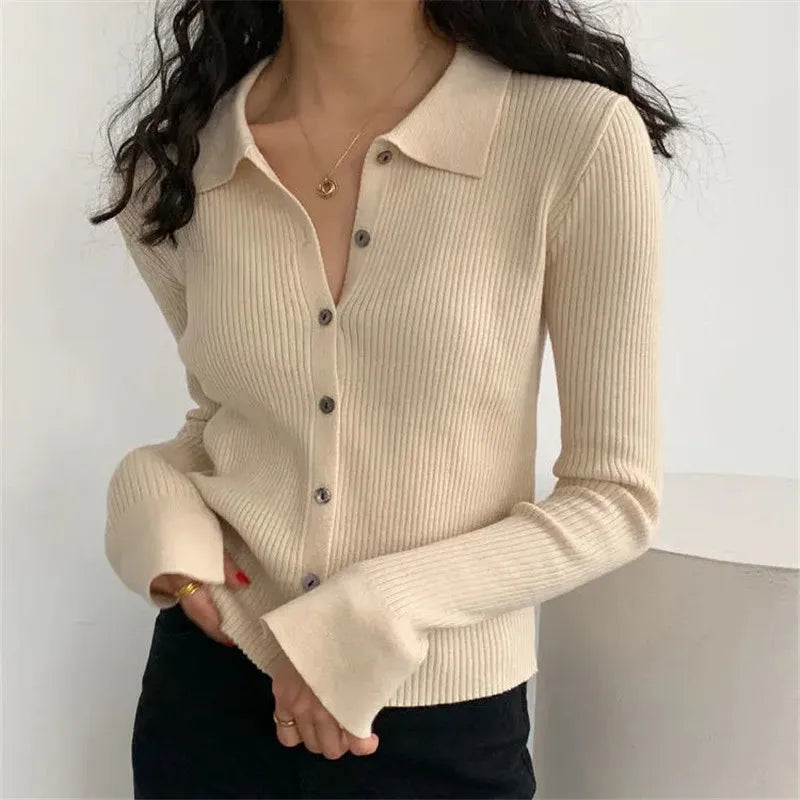 Camille - Cardigan Polyvalent à Manches Longues