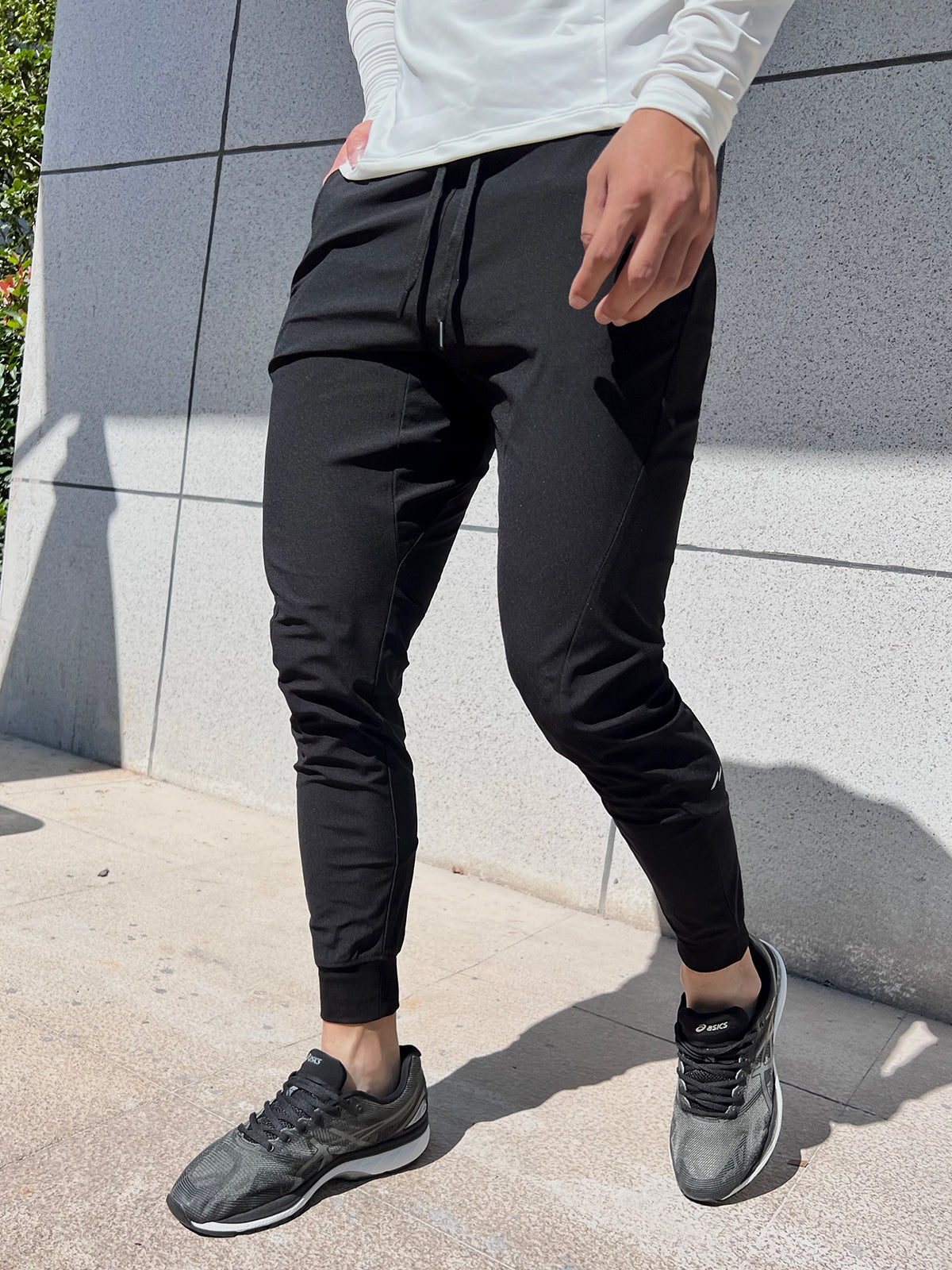 Aiden | Pantalon de Jogging avec Tissu Extensible et Poignets Élastiques pour Hommes