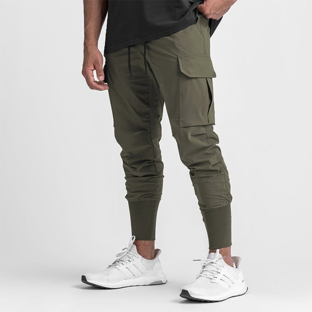 Athlétique | Pantalon de Jogging avec Confort Extensible et Poches Pratiques pour Hommes