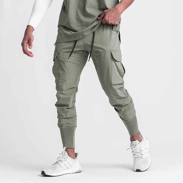 Athlétique | Pantalon de Jogging avec Confort Extensible et Poches Pratiques pour Hommes