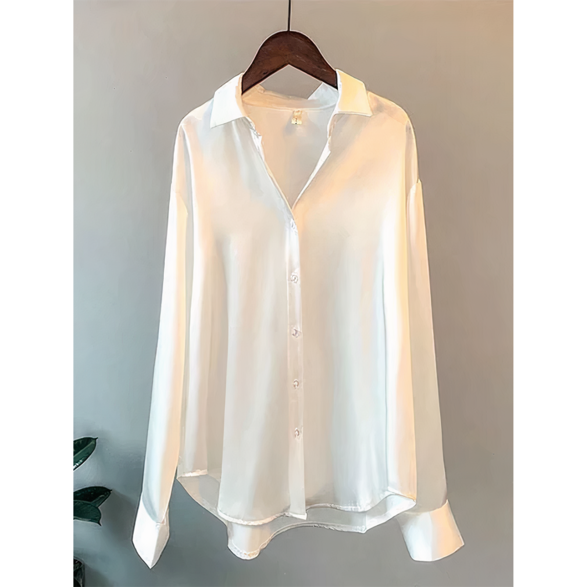 Sophie | Blouse en Satin avec Élégance Vintage pour Femmes